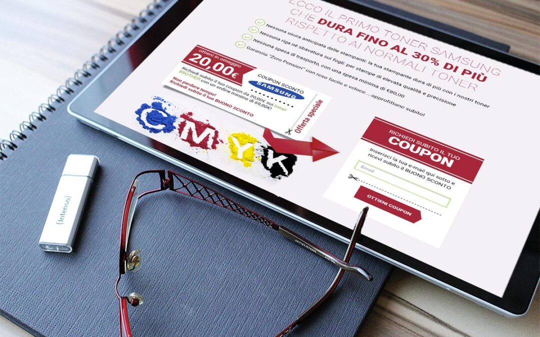Realizzazione landing page vendita toner e cartucce