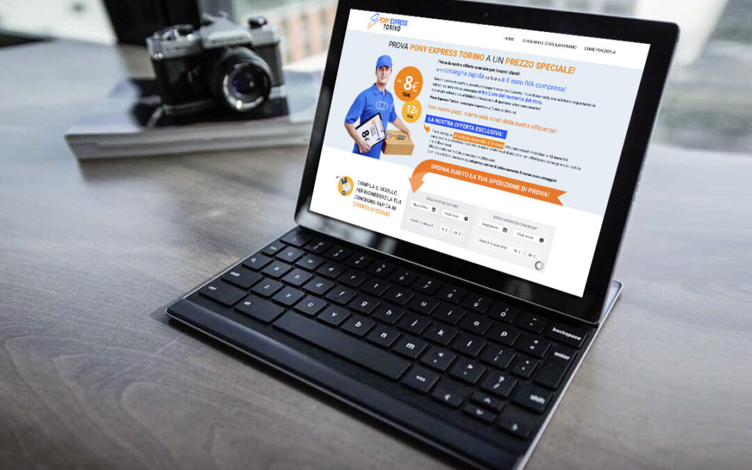 Realizzazione sito web AZIENDALE e Landing Page ponyexpresstorino.it