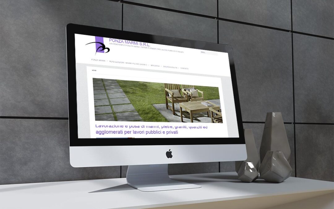 Realizzazione sito web AZIENDALE ponzamarmi.com