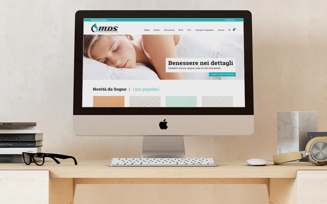 Realizzazione e-commerce NEGOZIO materassidasogno.it