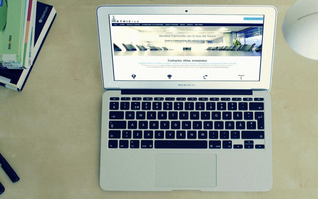 Realizzazione sito web AZIENDALE ethicled.com