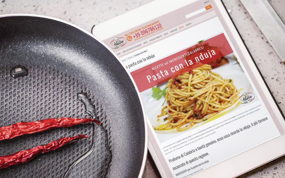 Realizzazione web page ricette di cucina