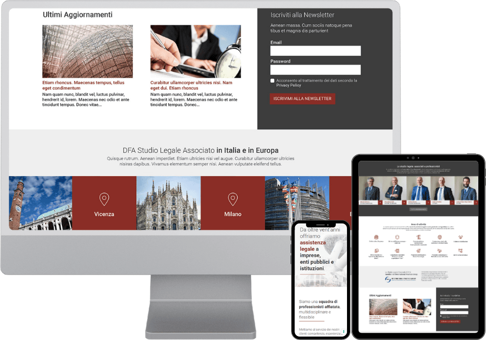 Realizzazione sito web PROFESSIONALE dfalex.eu