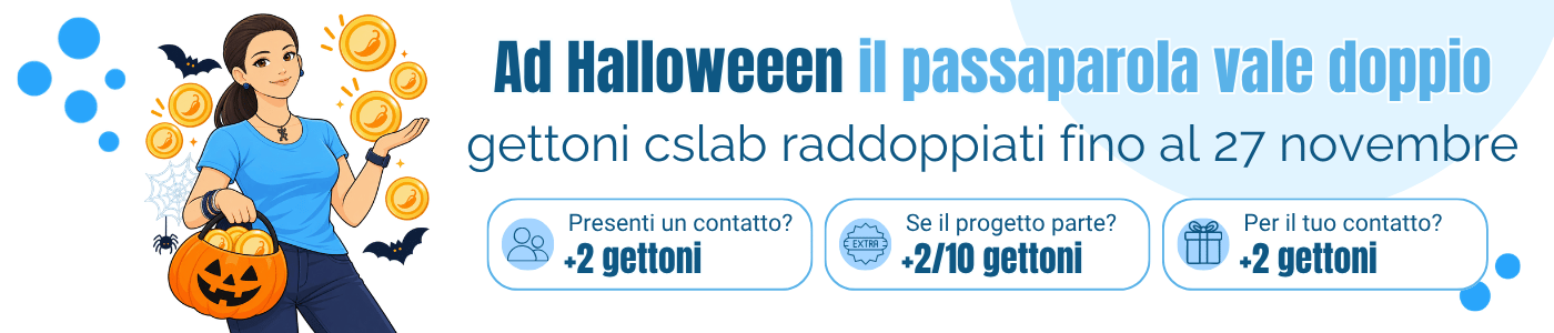 CSLAB gettoni omaggio halloween