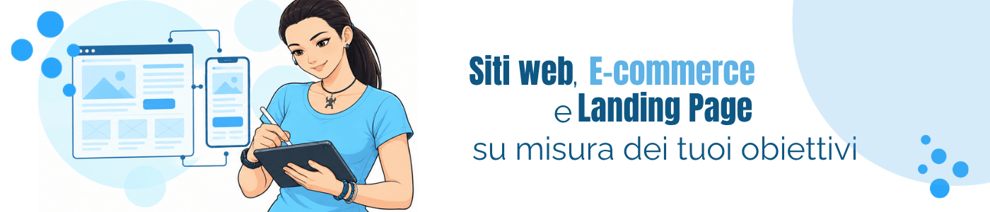 sviluppo siti web ecommerce landing page